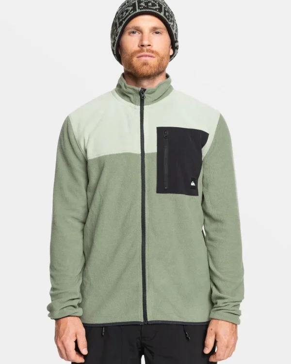 Quiksilver Accessories | Snow Midlayers>Aker Zip-Up Technical Fleece SEASPRAY