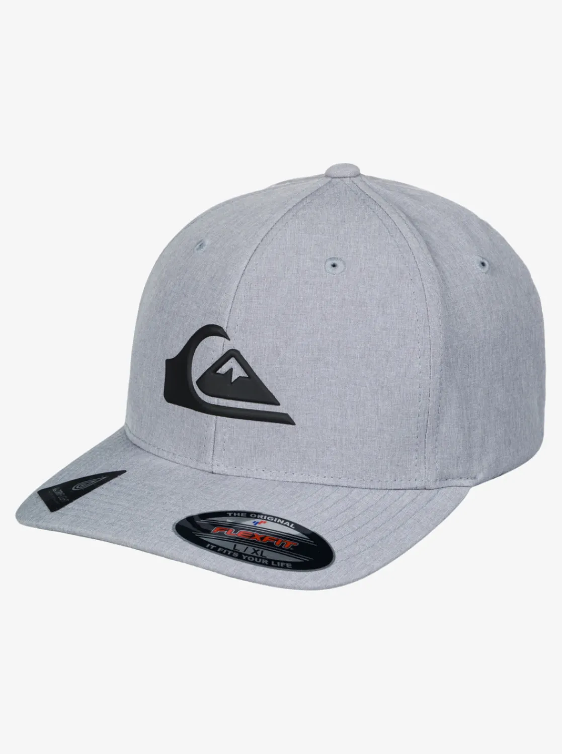 Quiksilver Hats>Amped Up Flexifit Hat SLEETHEATHER