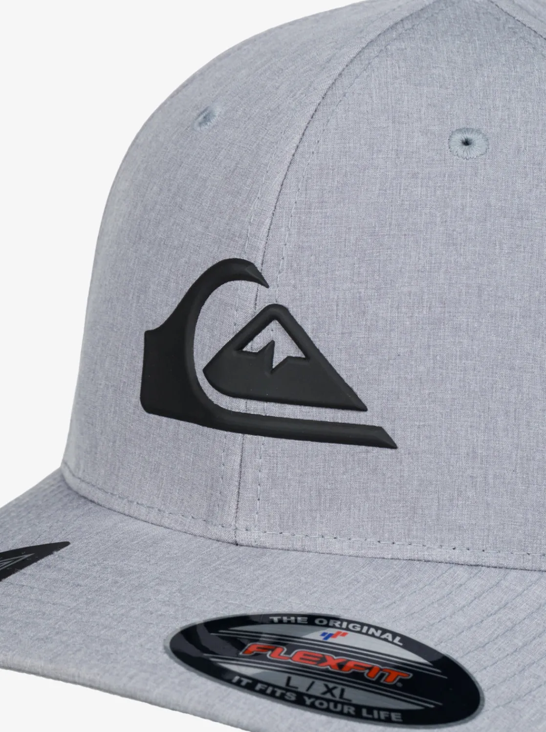 Quiksilver Hats>Amped Up Flexifit Hat SLEETHEATHER