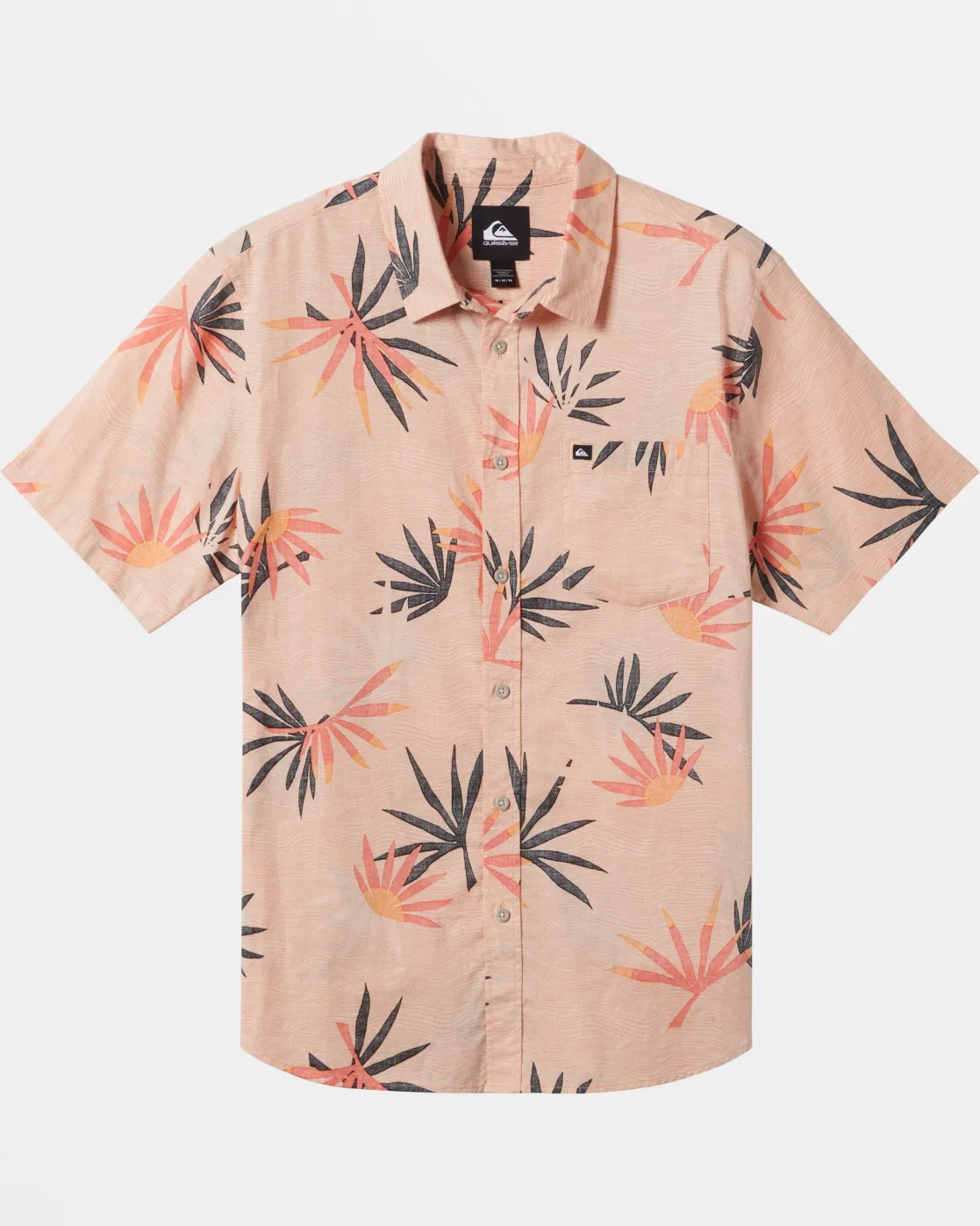 Quiksilver Shirts & Polos>Apero Classic Short Sleeve Shirt PEACHPARFAITAPEROCLASSICSS
