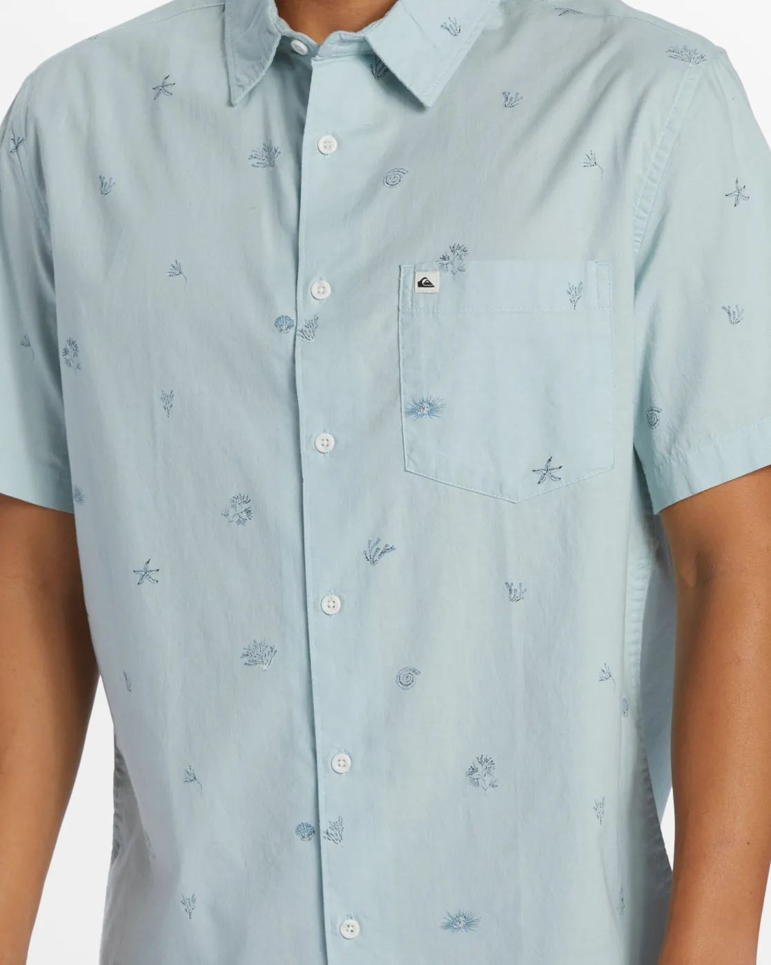 Quiksilver Shirts & Polos>Apero Classic Short Sleeve Shirt - WINTERSKYAPEROCLASSS