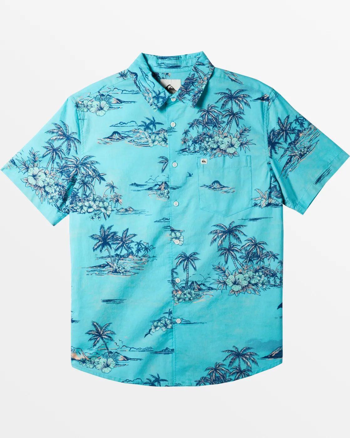 Quiksilver Shirts & Polos>Apero Classic Short Sleeve Shirt - CAPRIAPEROCLASSS
