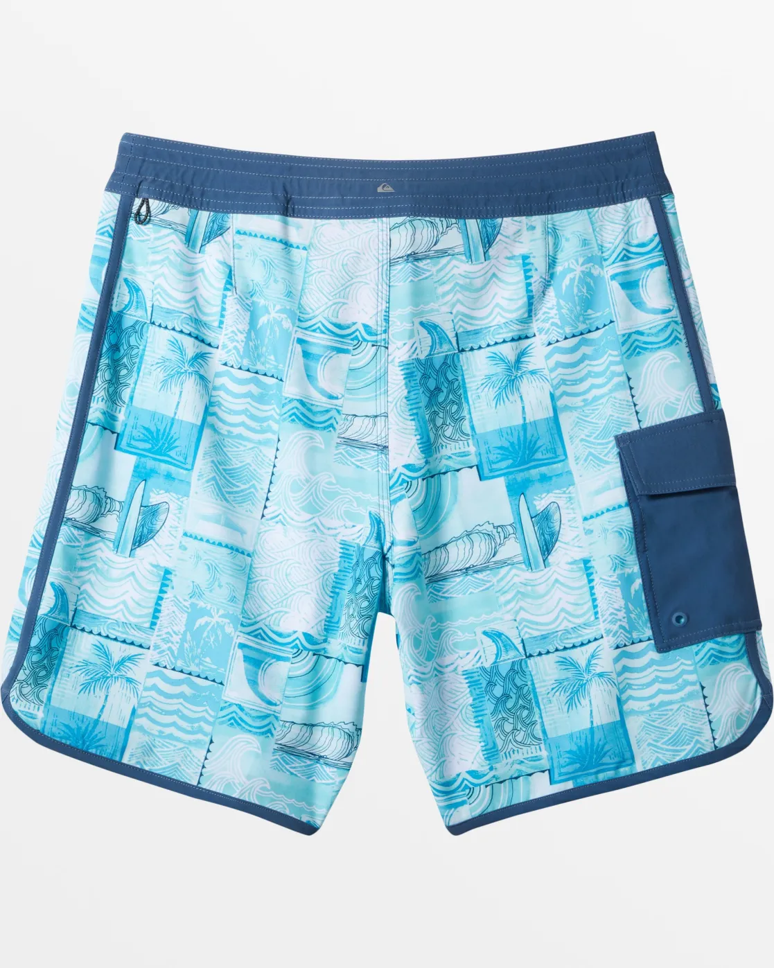 Quiksilver Boardshorts | Boardshorts>Aqua Stamp 19" Boardshorts - AQUASTAMPENSIGNBLUE