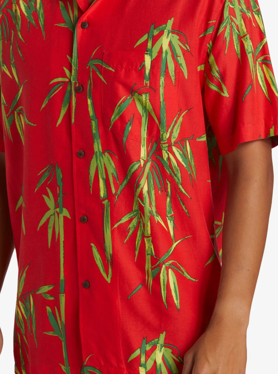 Quiksilver Shirts & Polos>Bamboo DNA Island Short Sleeve Shirt SALSADNAAOPBETTERSS