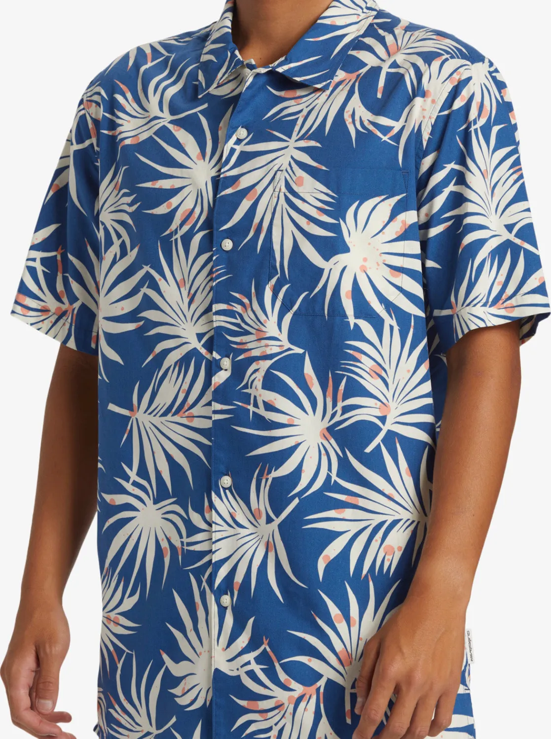 Quiksilver Shirts & Polos>Beach Club Casual Short Sleeve Shirt MONACOBLUEAOPBETTERSS