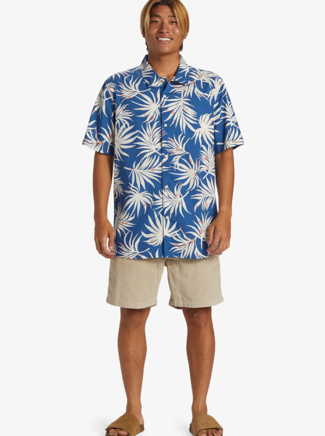 Quiksilver Shirts & Polos>Beach Club Casual Short Sleeve Shirt MONACOBLUEAOPBETTERSS