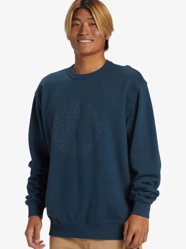 Quiksilver Sweatshirts & Hoodies>Blank Canvas Alex Kopps Crew Neck Sweatshirt MIDNIGHTNAVY