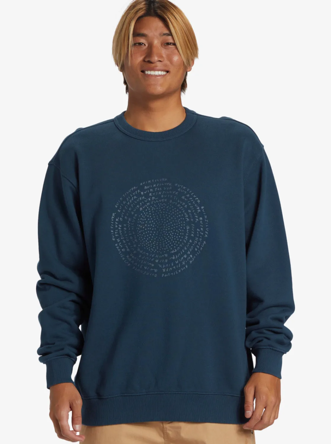 Quiksilver Sweatshirts & Hoodies>Blank Canvas Alex Kopps Crew Neck Sweatshirt MIDNIGHTNAVY