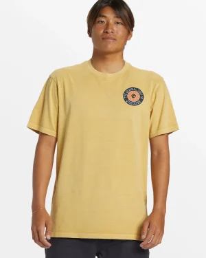 Quiksilver Tees>Bloom Cycle T-Shirt - OCHRE