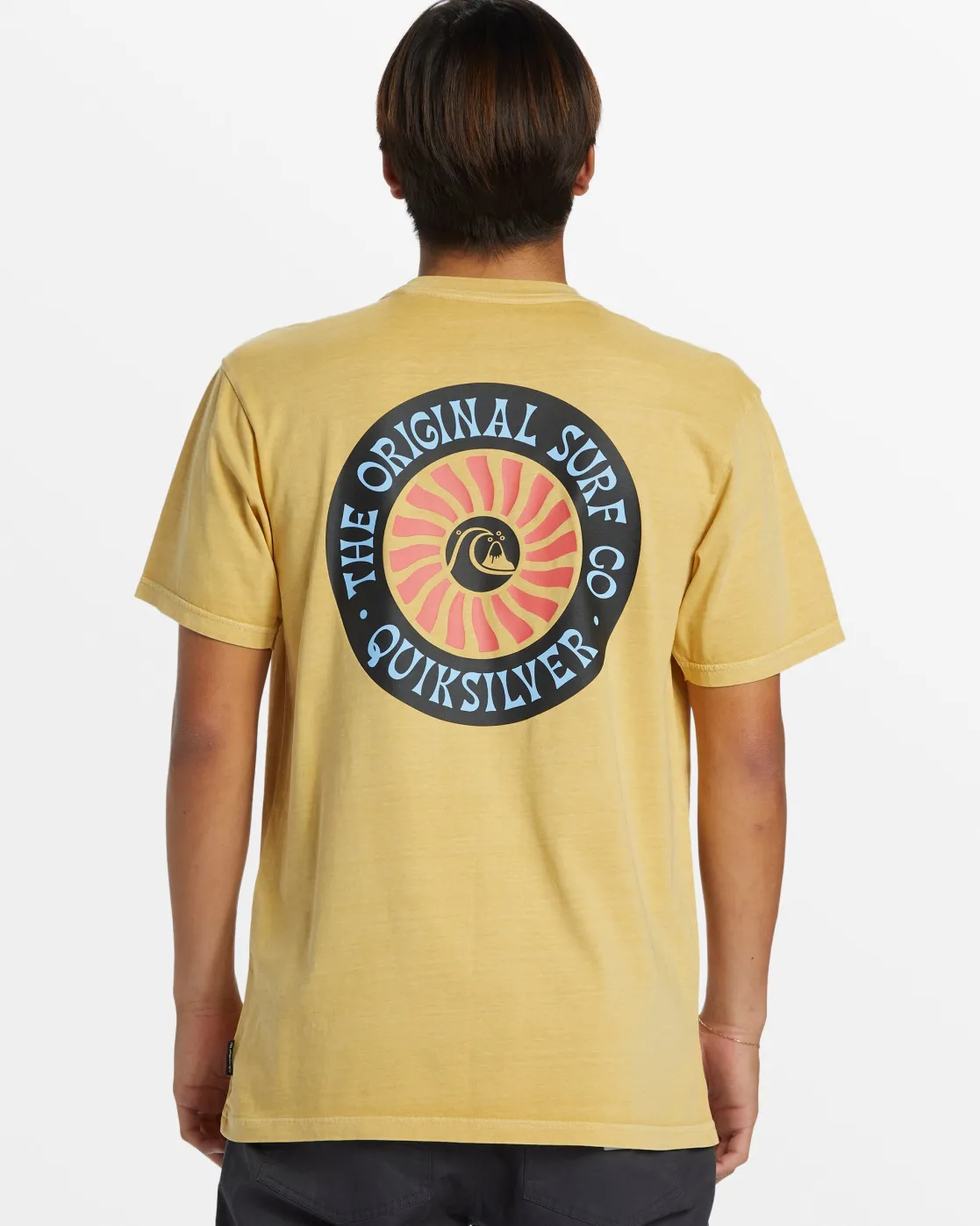 Quiksilver Tees>Bloom Cycle T-Shirt - OCHRE