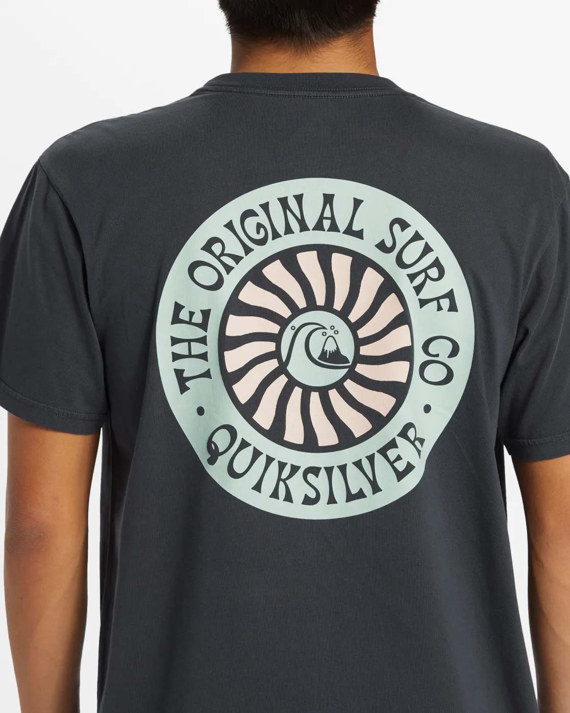 Quiksilver Tees>Bloom Cycle T-Shirt - TARMAC