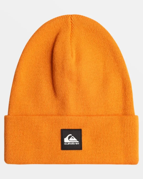 Quiksilver Accessories>Boys 8-16 Brigade Cuff Beanie ORANGEPEPPER