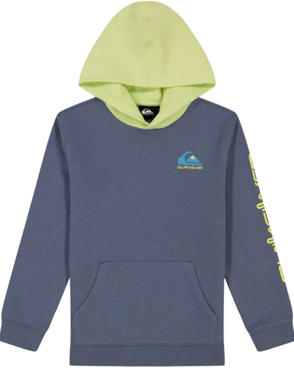Quiksilver Sweatshirts & Hoodies | Boys Gifts>Boys 8-16 Colorblock Hoodie FlintStone