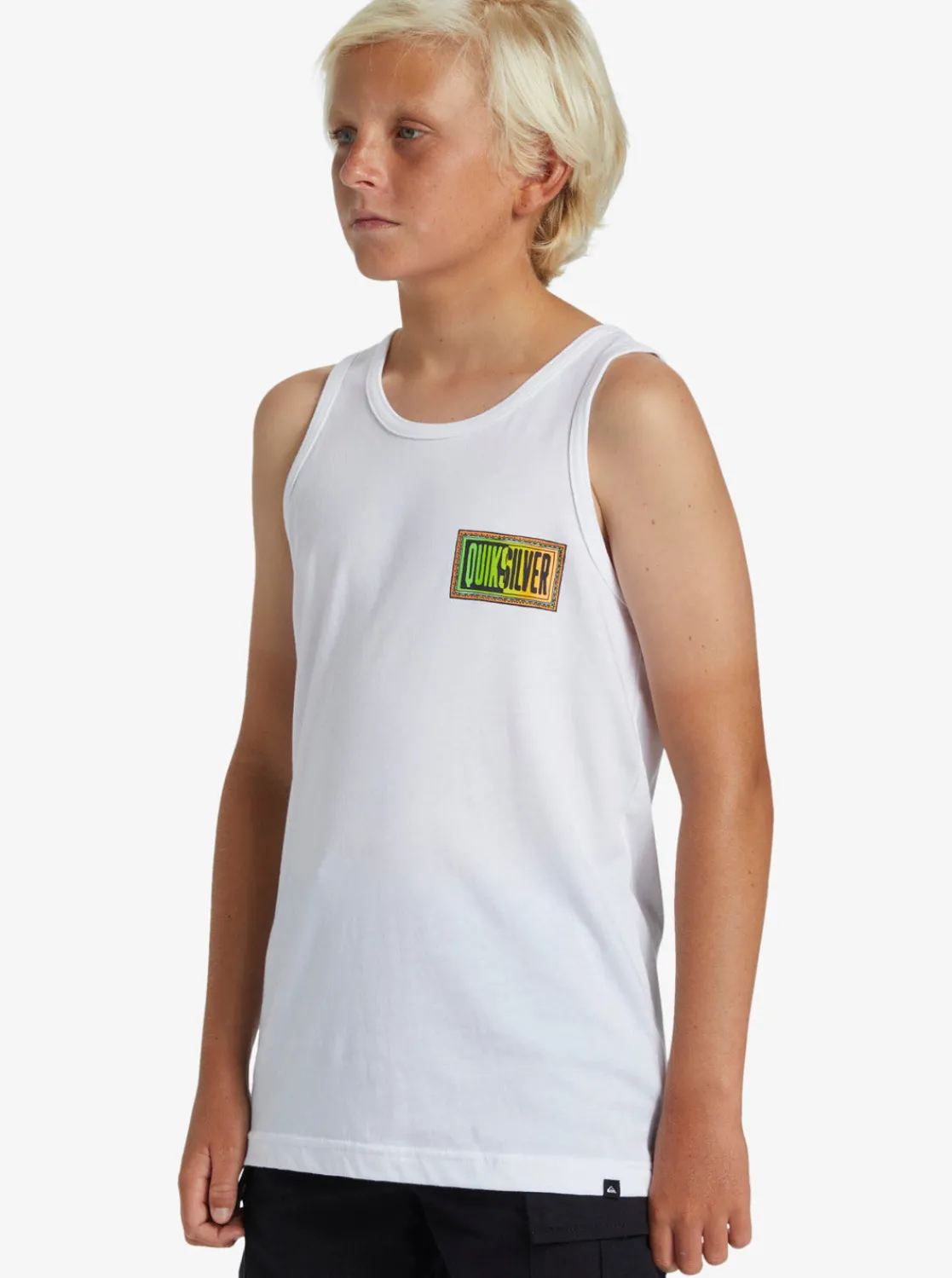 Quiksilver Tees>Boys 8-16 Day Tripper Tank Top WHITE