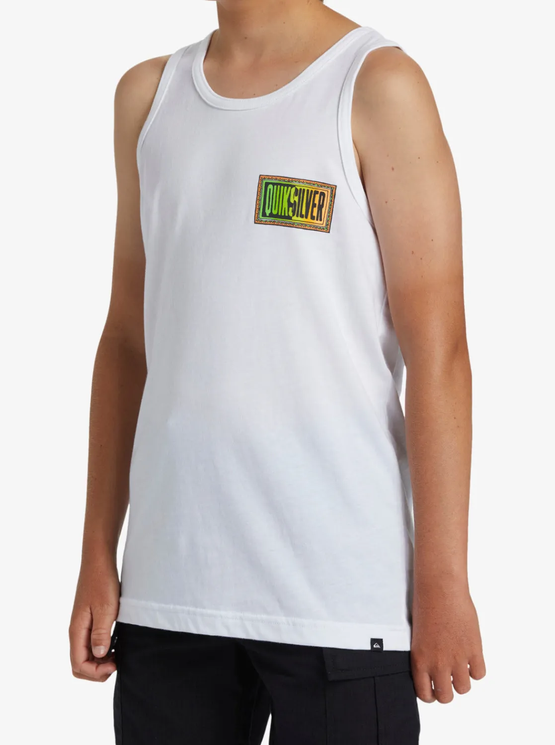 Quiksilver Tees>Boys 8-16 Day Tripper Tank Top WHITE