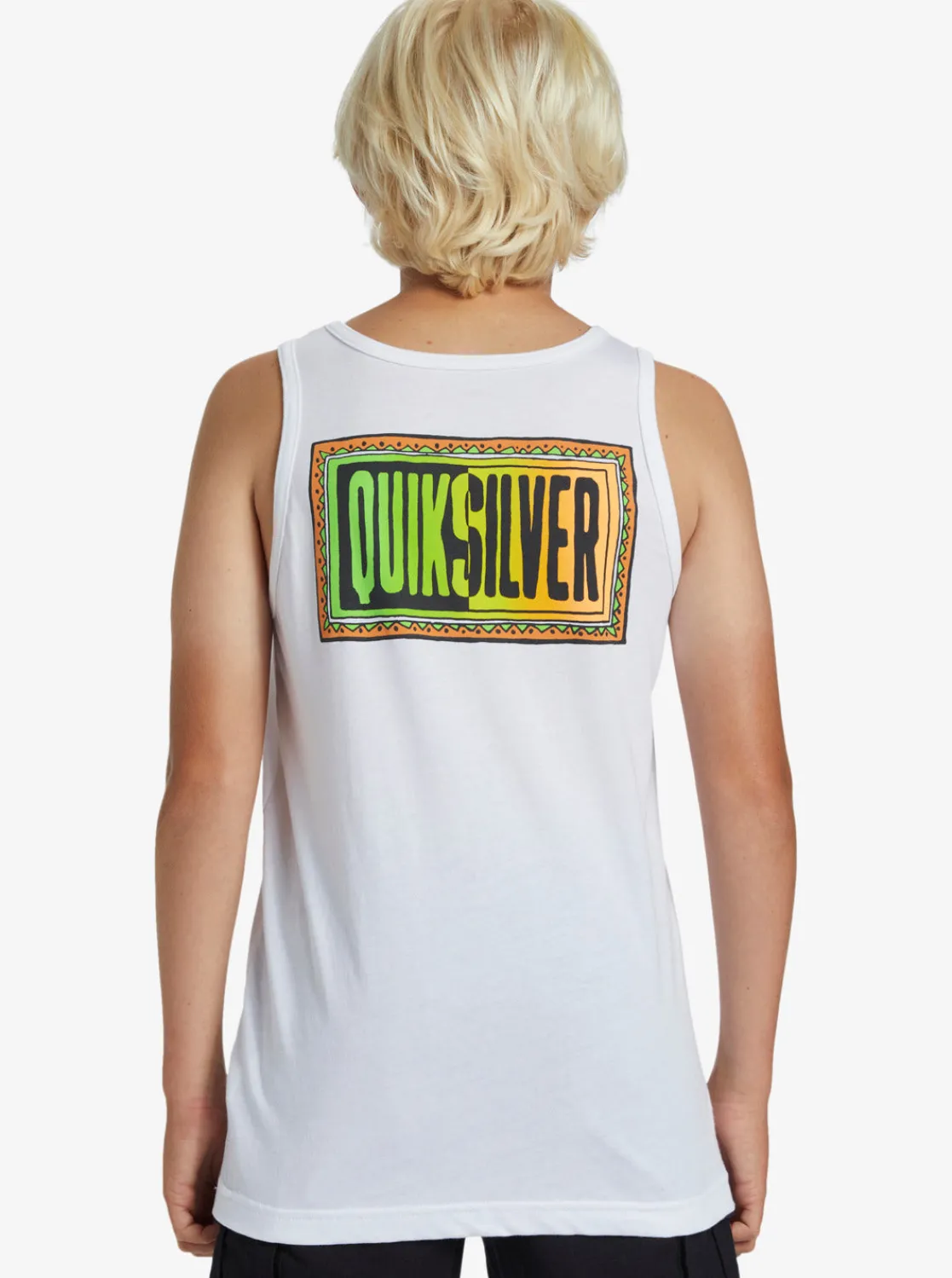 Quiksilver Tees>Boys 8-16 Day Tripper Tank Top WHITE