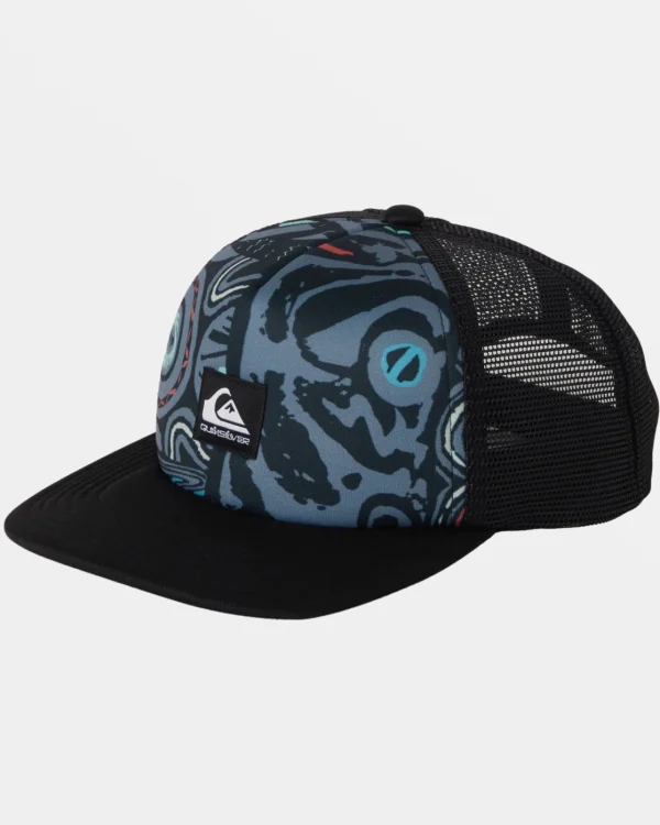 Quiksilver Hats & Beanies | Boys Gifts>Boys 2-7 Emu Coop Trucker Hat TRUEBLACK