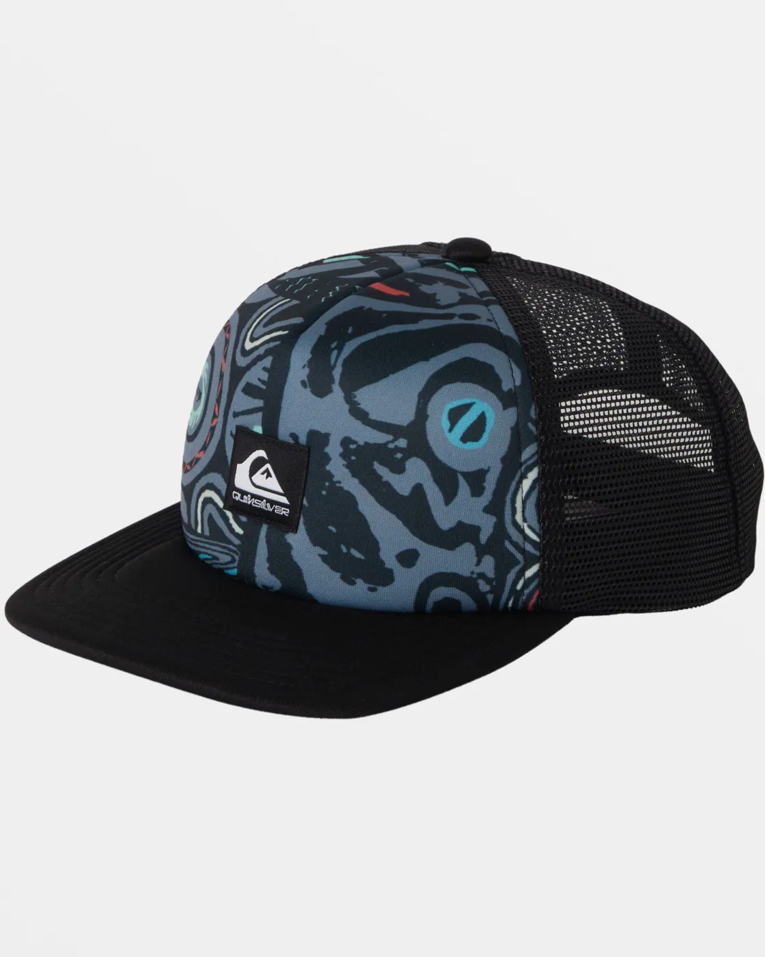 Quiksilver Hats & Beanies | Boys Gifts>Boys 2-7 Emu Coop Trucker Hat TRUEBLACK