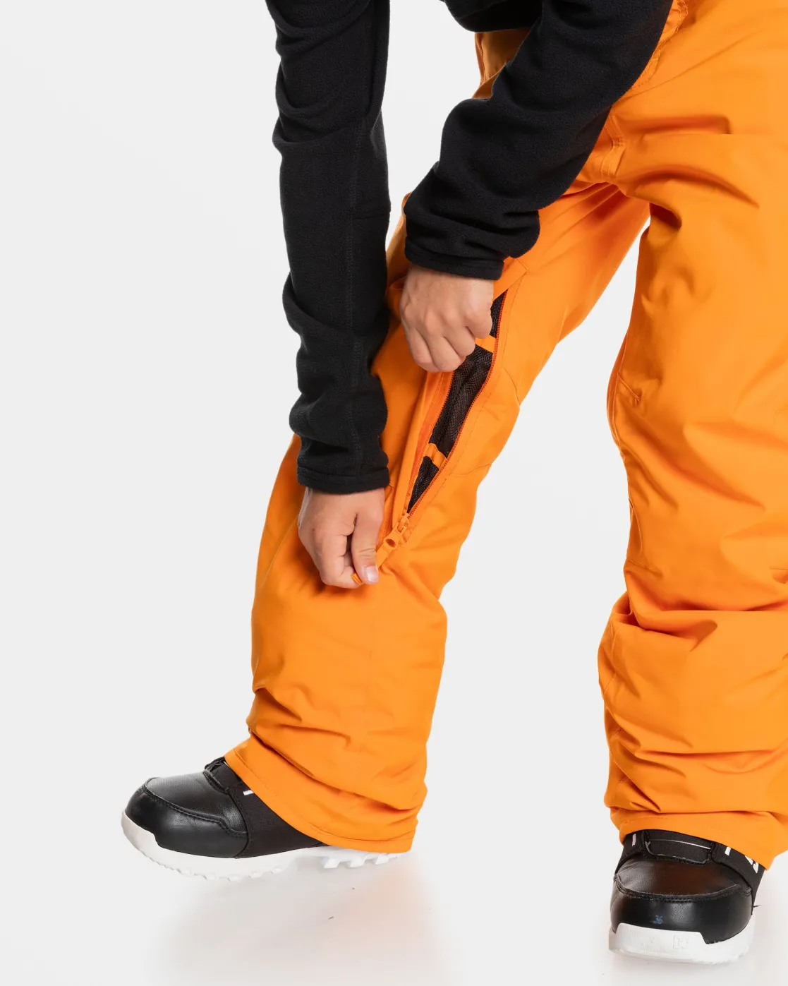Quiksilver Snow Pants>Boys 8-16 Estate Snow Pants ORANGEPEPPER