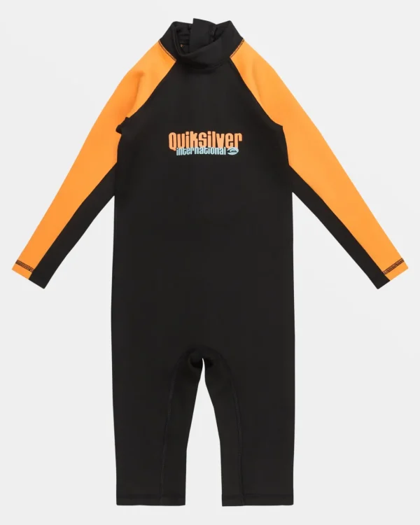 Quiksilver Rashguards>Boys 2-7 Everyday Heat-Suit Short Sleeve Rashguard BLACK