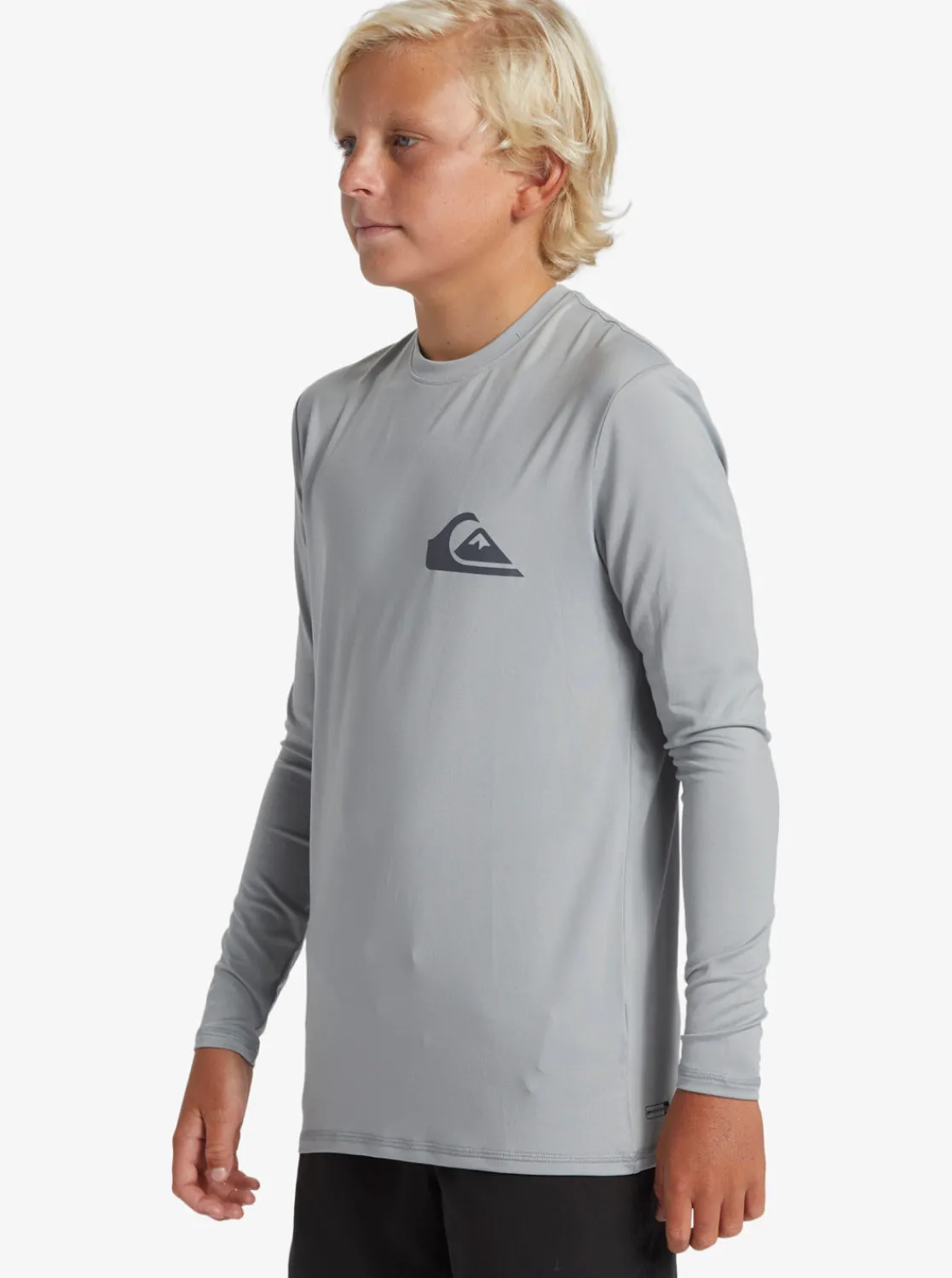 Quiksilver Rashguards>Boys 8-16 Everyday Long Sleeve Surf Tee QUARRY