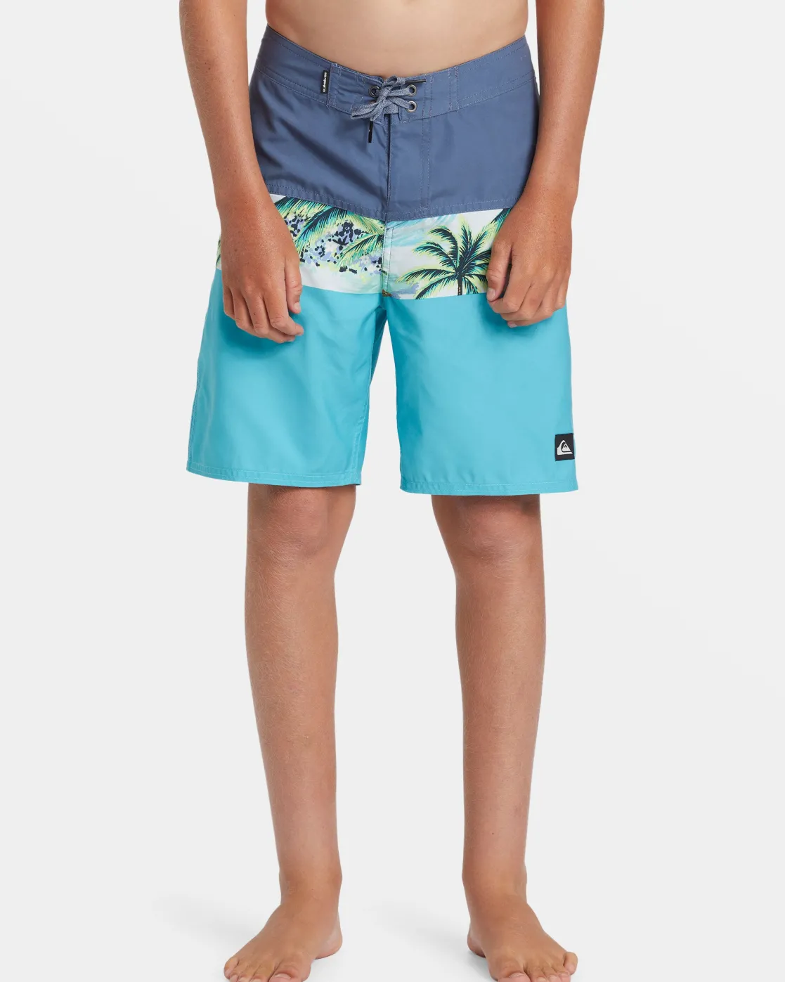 Quiksilver Boardshorts>Boys 8-16 Everyday Panel 17" Boardshorts MAUIBLUE
