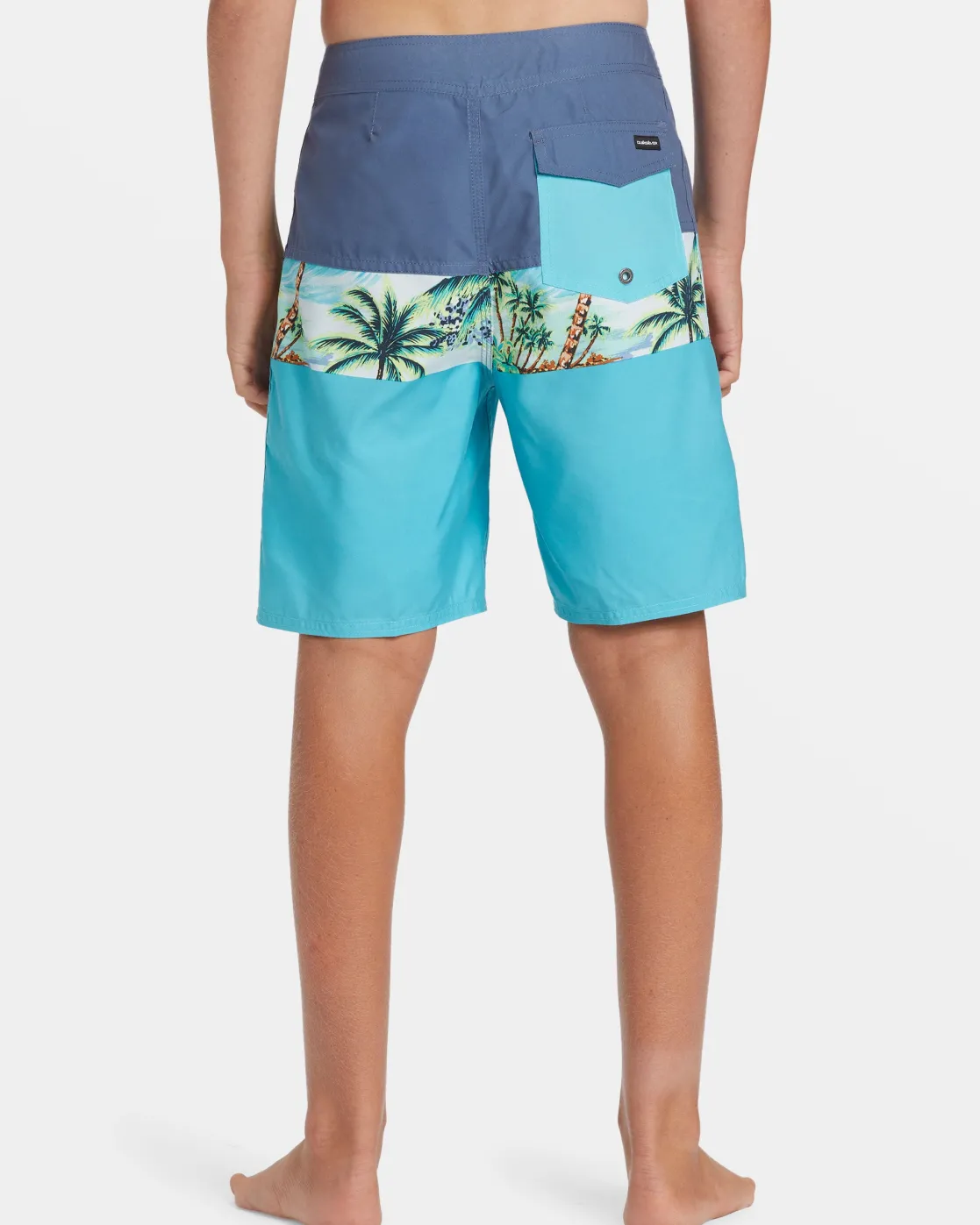 Quiksilver Boardshorts>Boys 8-16 Everyday Panel 17" Boardshorts MAUIBLUE