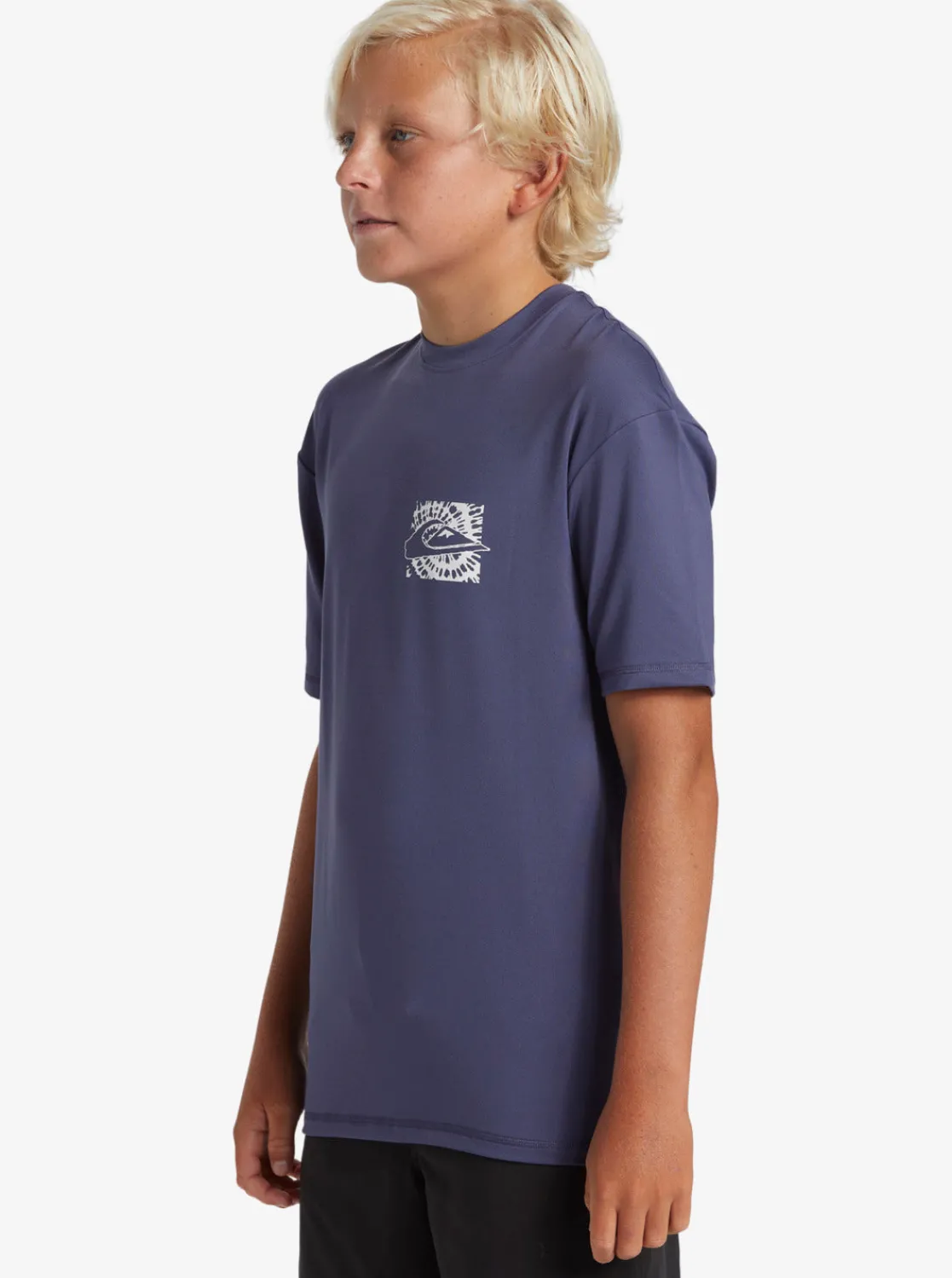 Quiksilver Rashguards>Boys 8-16 Everyday Short Sleeve Surf Tee CROWNBLUE