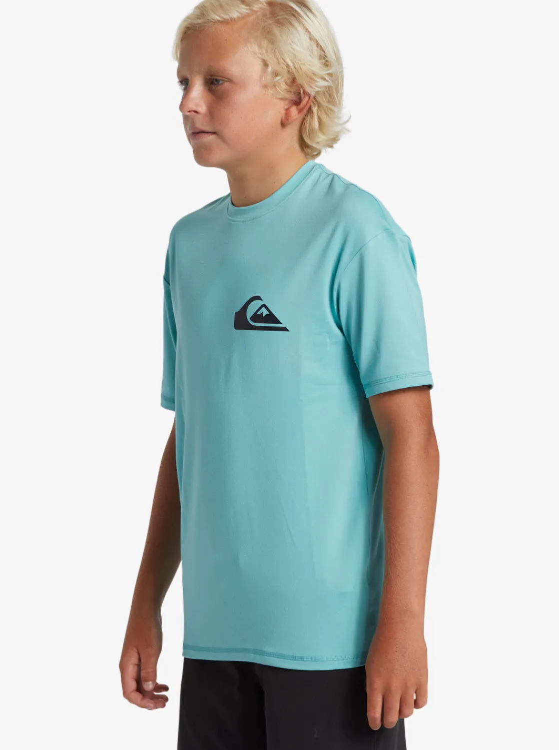 Quiksilver Rashguards>Boys 8-16 Everyday Short Sleeve Surf Tee MARINEBLUE