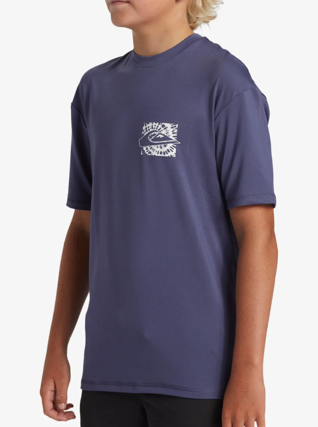 Quiksilver Rashguards>Boys 8-16 Everyday Short Sleeve Surf Tee CROWNBLUE