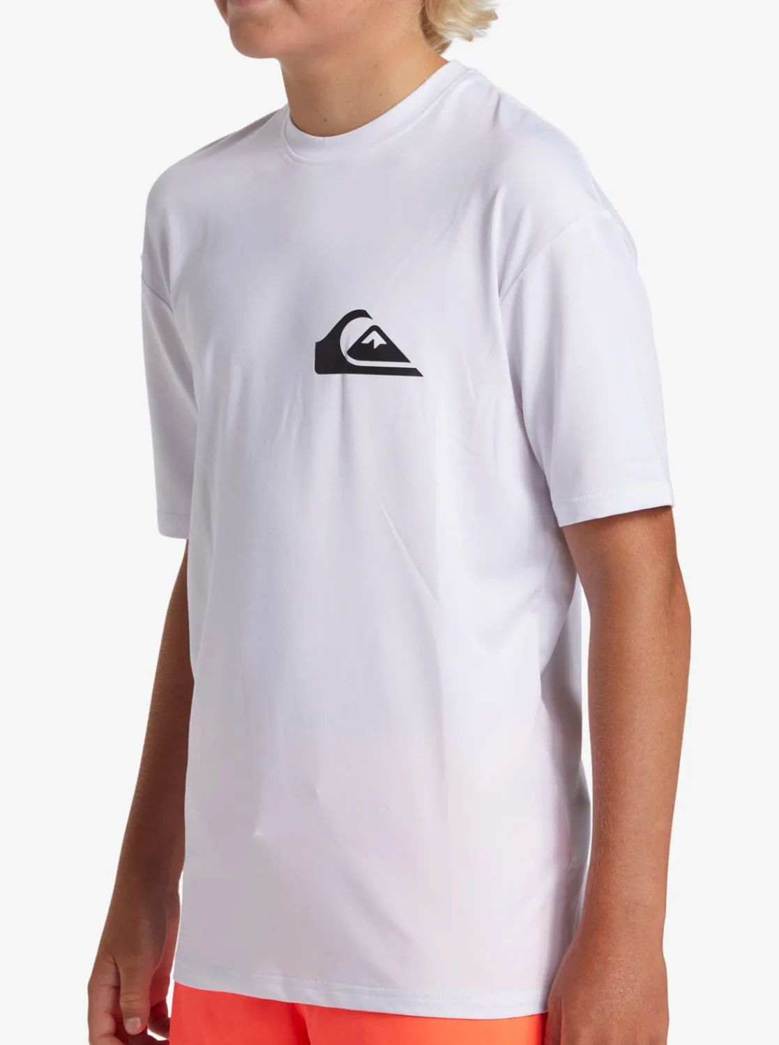 Quiksilver Rashguards>Boys 8-16 Everyday Short Sleeve Surf Tee WHITE