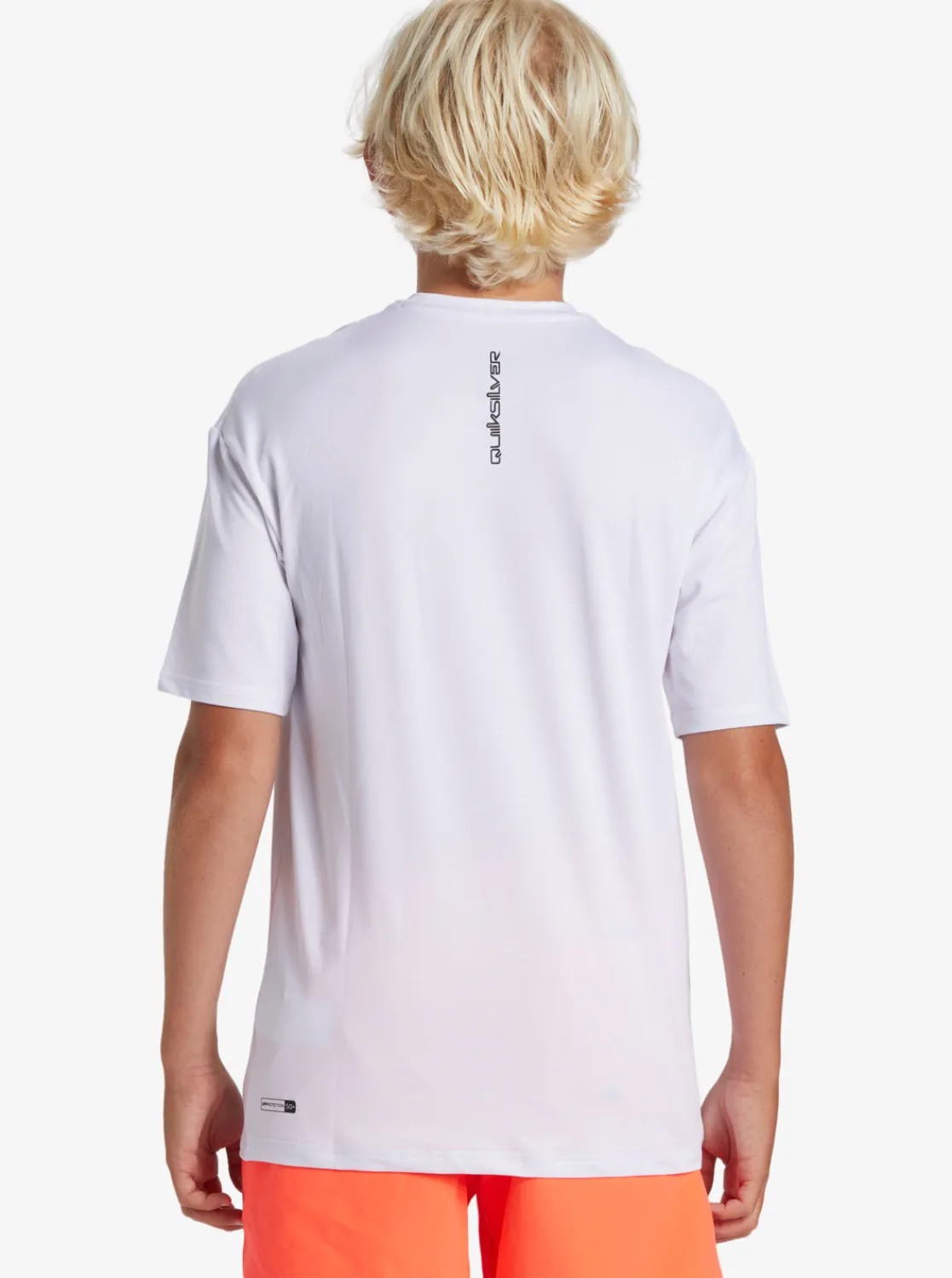 Quiksilver Rashguards>Boys 8-16 Everyday Short Sleeve Surf Tee WHITE