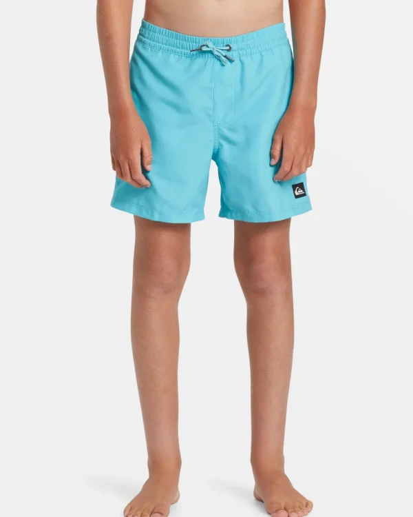 Quiksilver Boardshorts>Boys 8-16 Everyday Solid 14" Swim Trunks MAUIBLUE