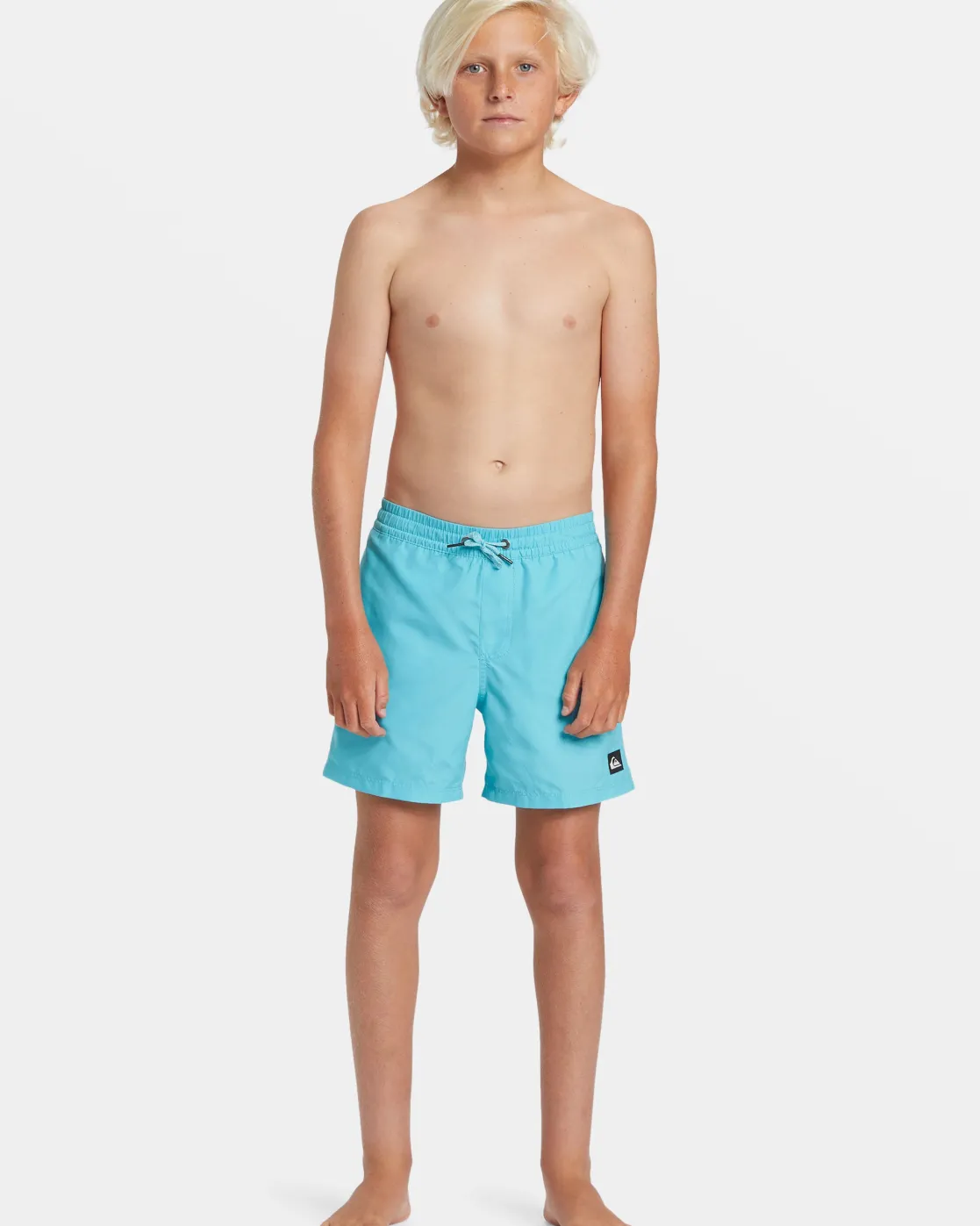 Quiksilver Boardshorts>Boys 8-16 Everyday Solid 14" Swim Trunks MAUIBLUE