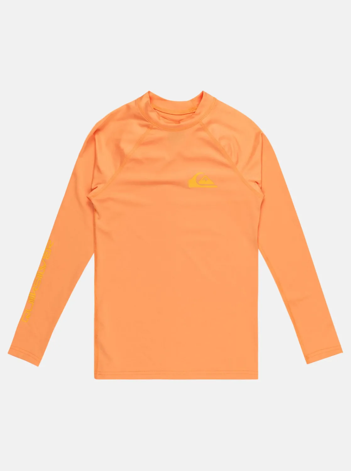Quiksilver Rashguards>Boys 8-16 Everyday UPF 50 Long Sleeve Rashguard TANGERINE