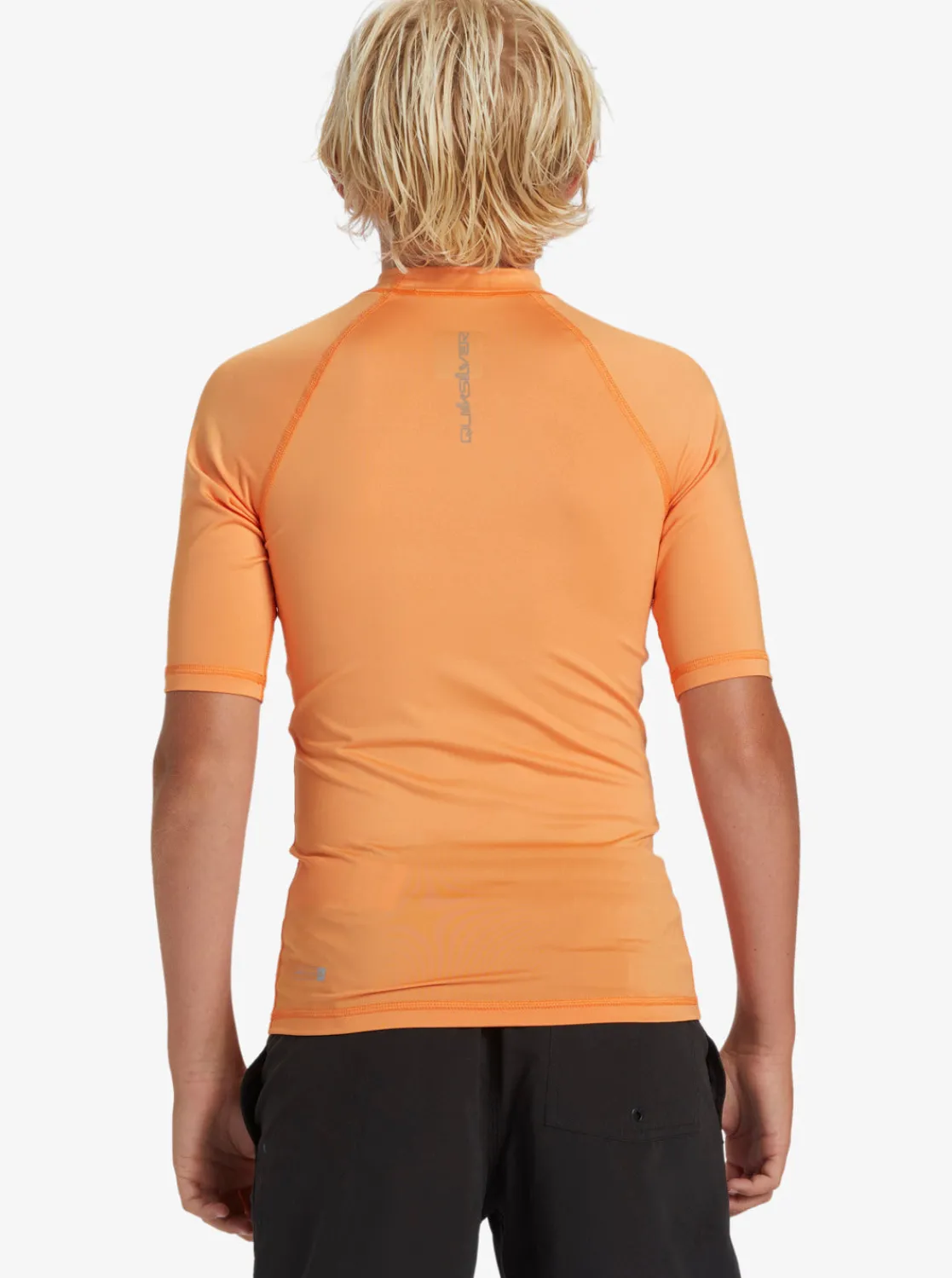 Quiksilver Rashguards>Boys 8-16 Everyday UPF 50 Short Sleeve Rashguard TANGERINE