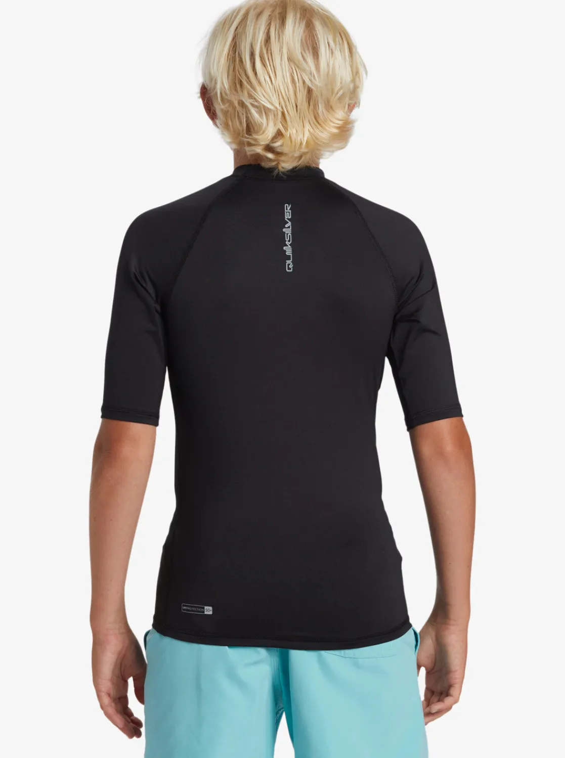 Quiksilver Rashguards | Boys Gifts>Boys 8-16 Everyday UPF 50 Short Sleeve Rashguard BLACK
