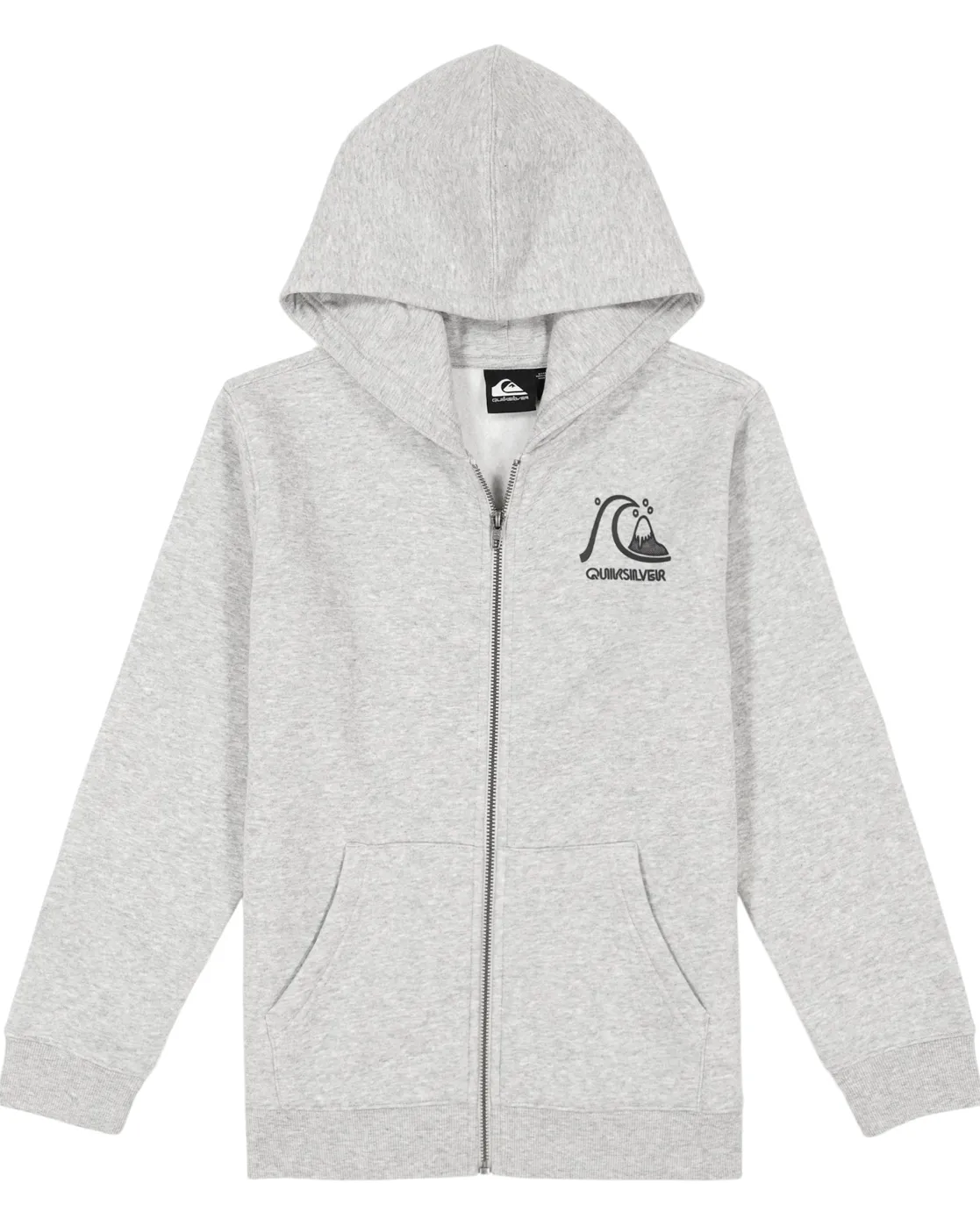 Quiksilver Sweatshirts & Hoodies>Boys 8-16 Graphic Zip Hoodie LightGreyHeather