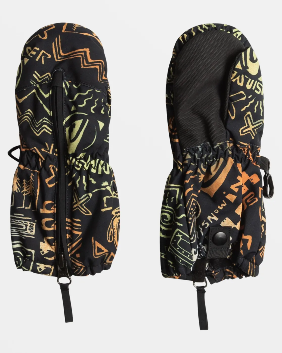 Quiksilver Accessories>Boys 2-7 Indie Snow Mittens KIDSCHATTERCELERYGREEN