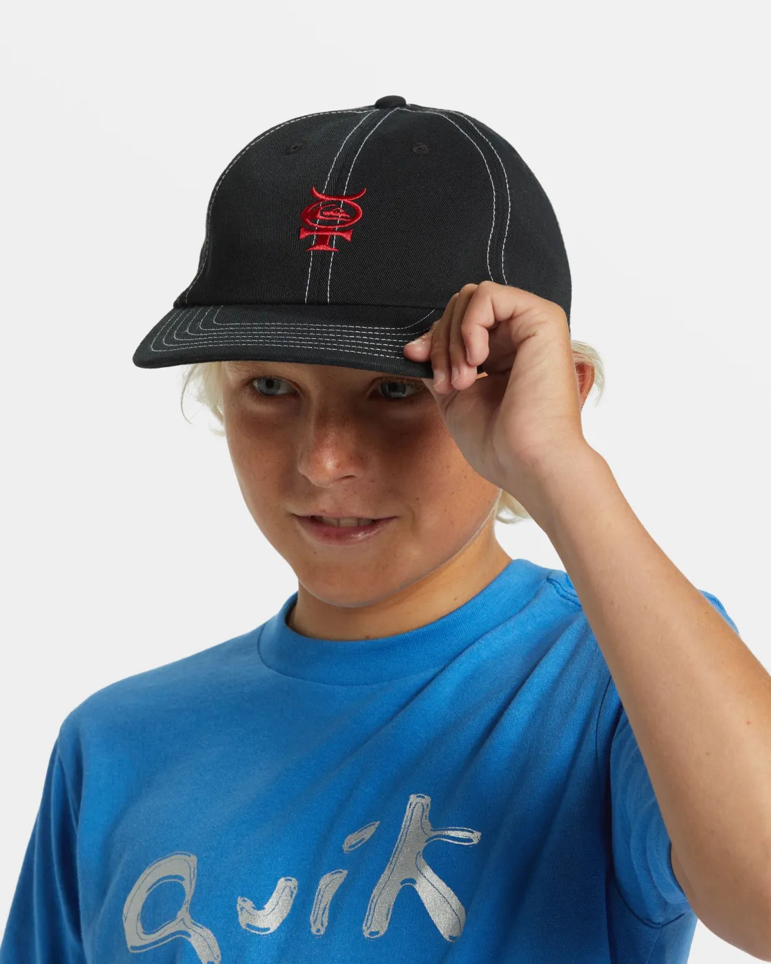 Quiksilver Hats & Beanies | Boys Gifts>Boys 8-16 Mercury Baseball Hat BLACK