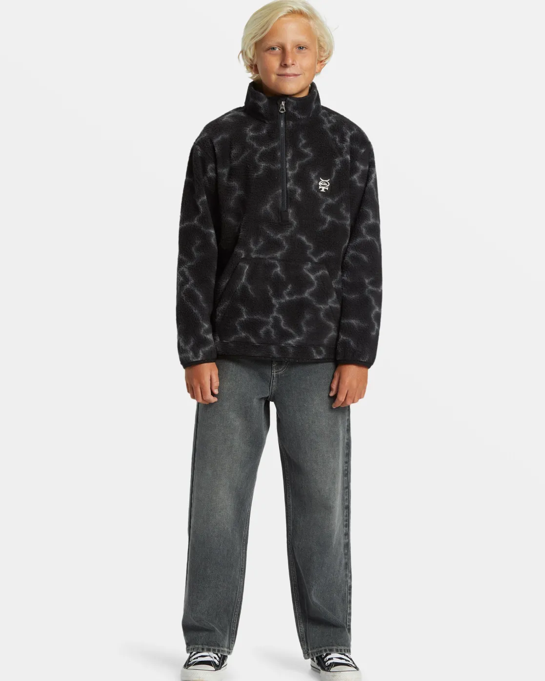 Quiksilver Sweatshirts & Hoodies | Boys Gifts>Boys 8-16 Mercury Sherpa MERCURYSHERPABLACKYOUTH