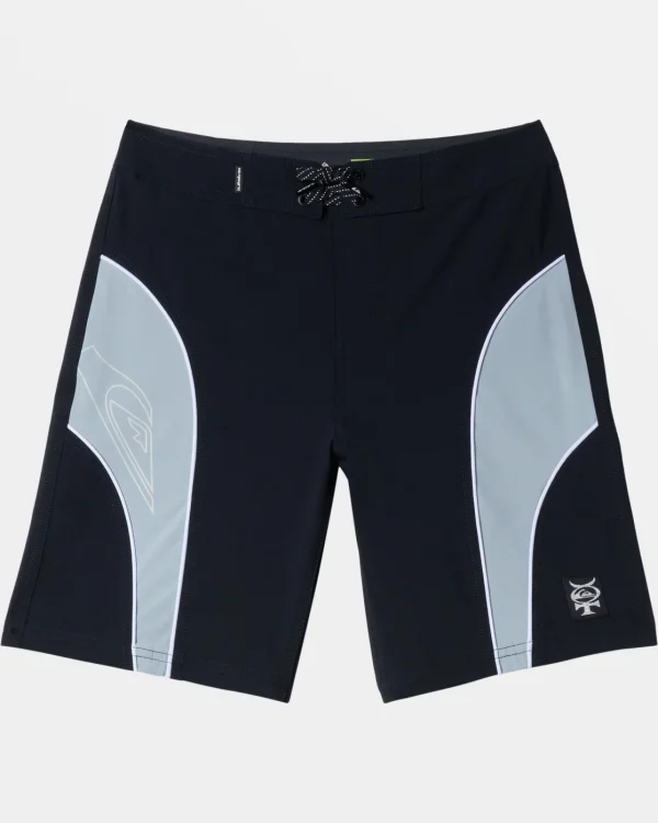 Quiksilver Boardshorts>Boys 8-16 Mercury Slash 17" Boardshorts BLACK