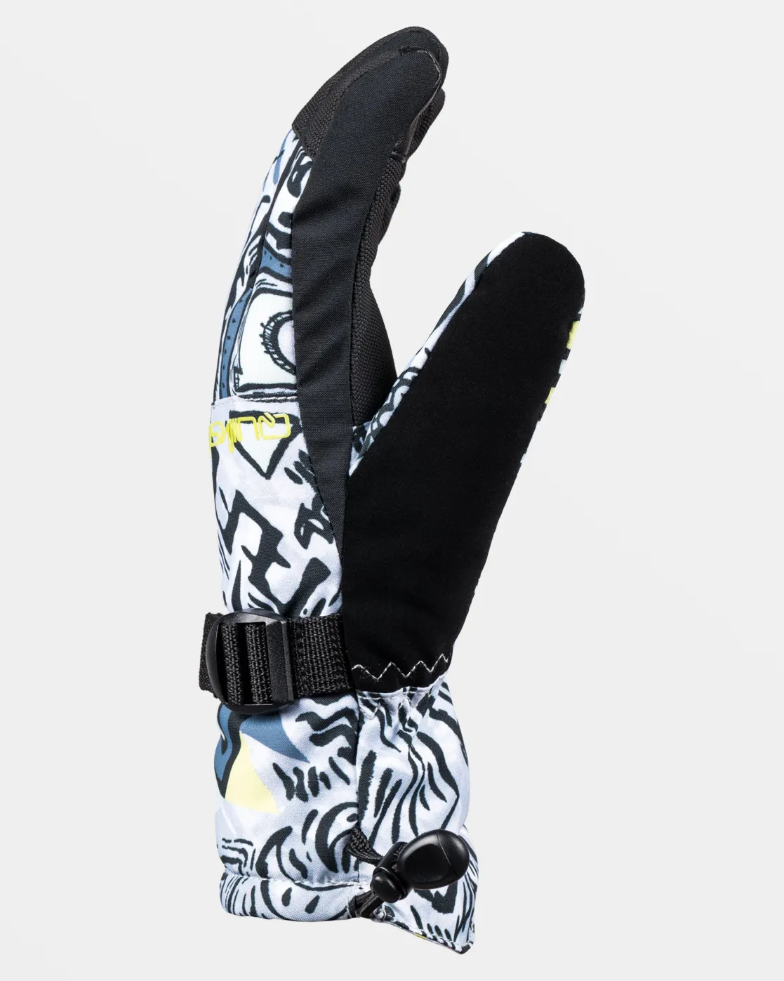 Quiksilver Accessories>Boys 8-16 Mission Snow Gloves HERITAGESCRIBBLEBLACK