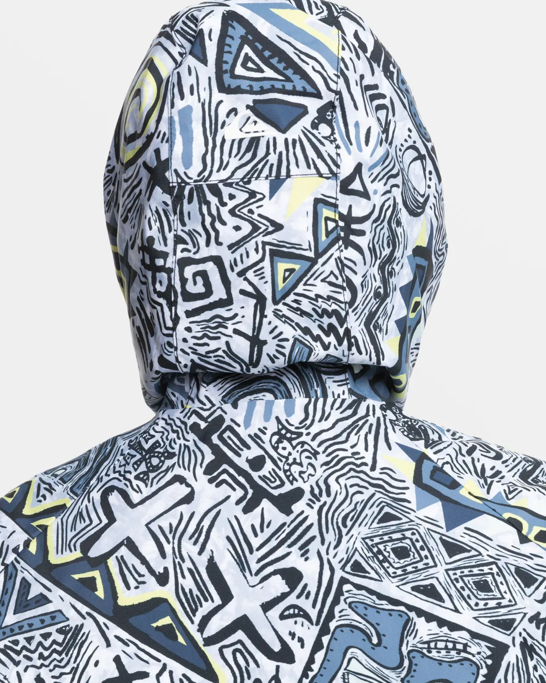 Quiksilver Snow Jackets>Boys 8-16 Mission Snow Jacket HERITAGESCRIBBLEBLACK