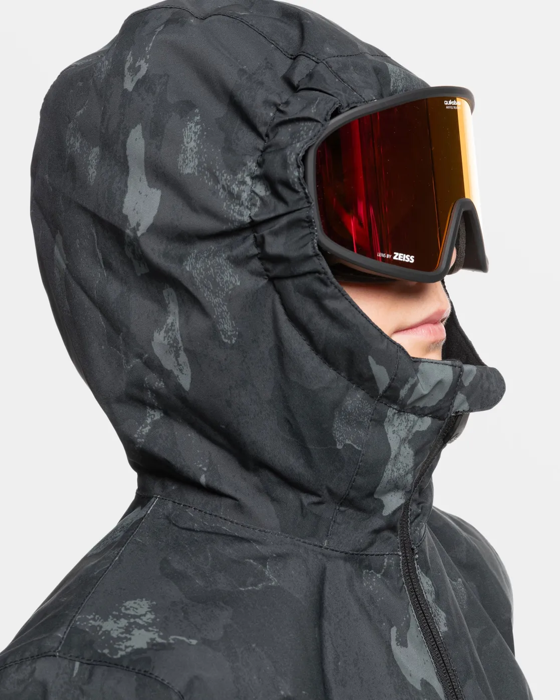 Quiksilver Snow Jackets>Boys 8-16 Mission Snow Jacket NATUREZOOMDARKSHADOW