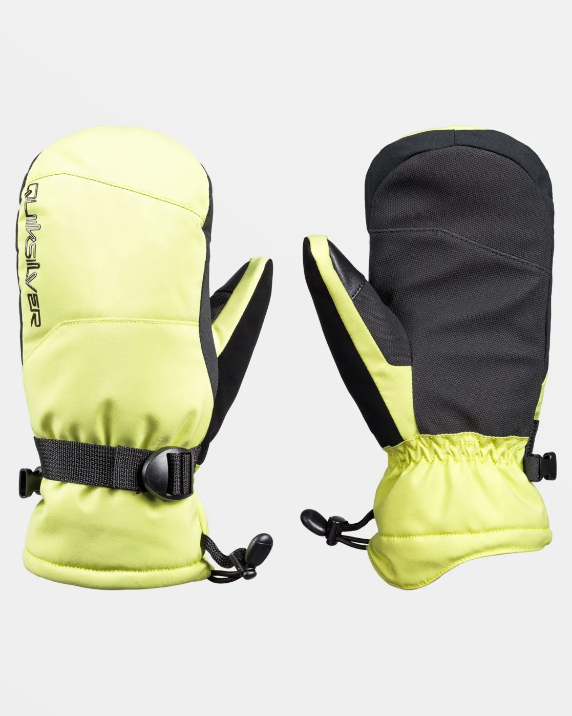 Quiksilver Accessories>Boys 8-16 Mission Snow Mittens CELERYGREEN