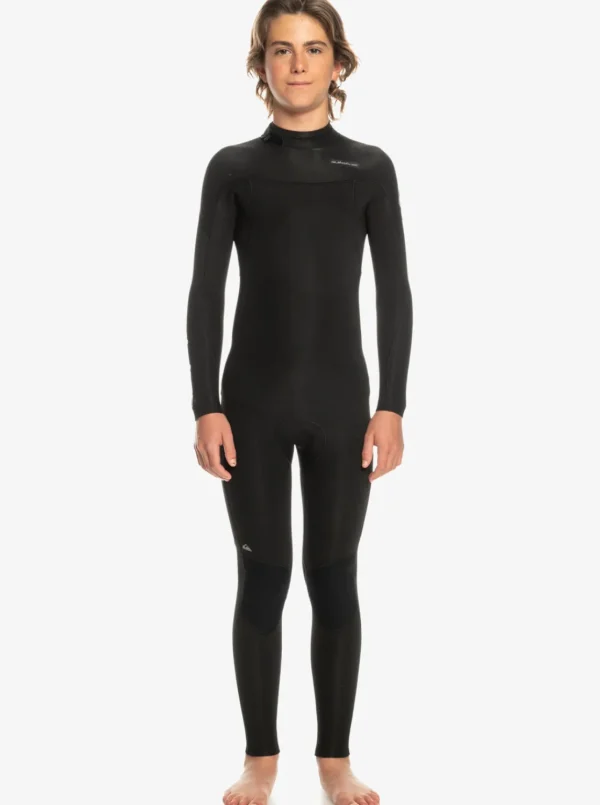 Quiksilver Wetsuits>Boys 8-16 3/2mm Everyday Sessions Back Zip Wetsuit BLACK