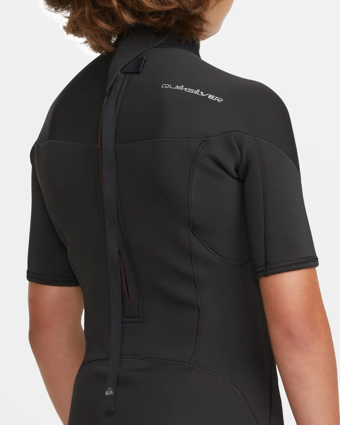Quiksilver Wetsuits>Boys 8-16 2/2mm Everyday Sessions Short Sleeve Spring Suit BLACK