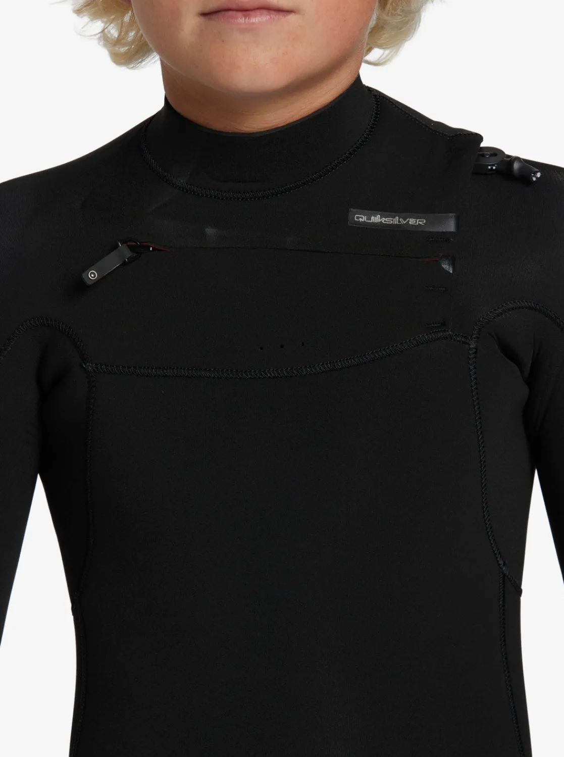 Quiksilver Wetsuits>Boys 8-16 4/3mm Prologue Back Zip Wetsuit BLACK