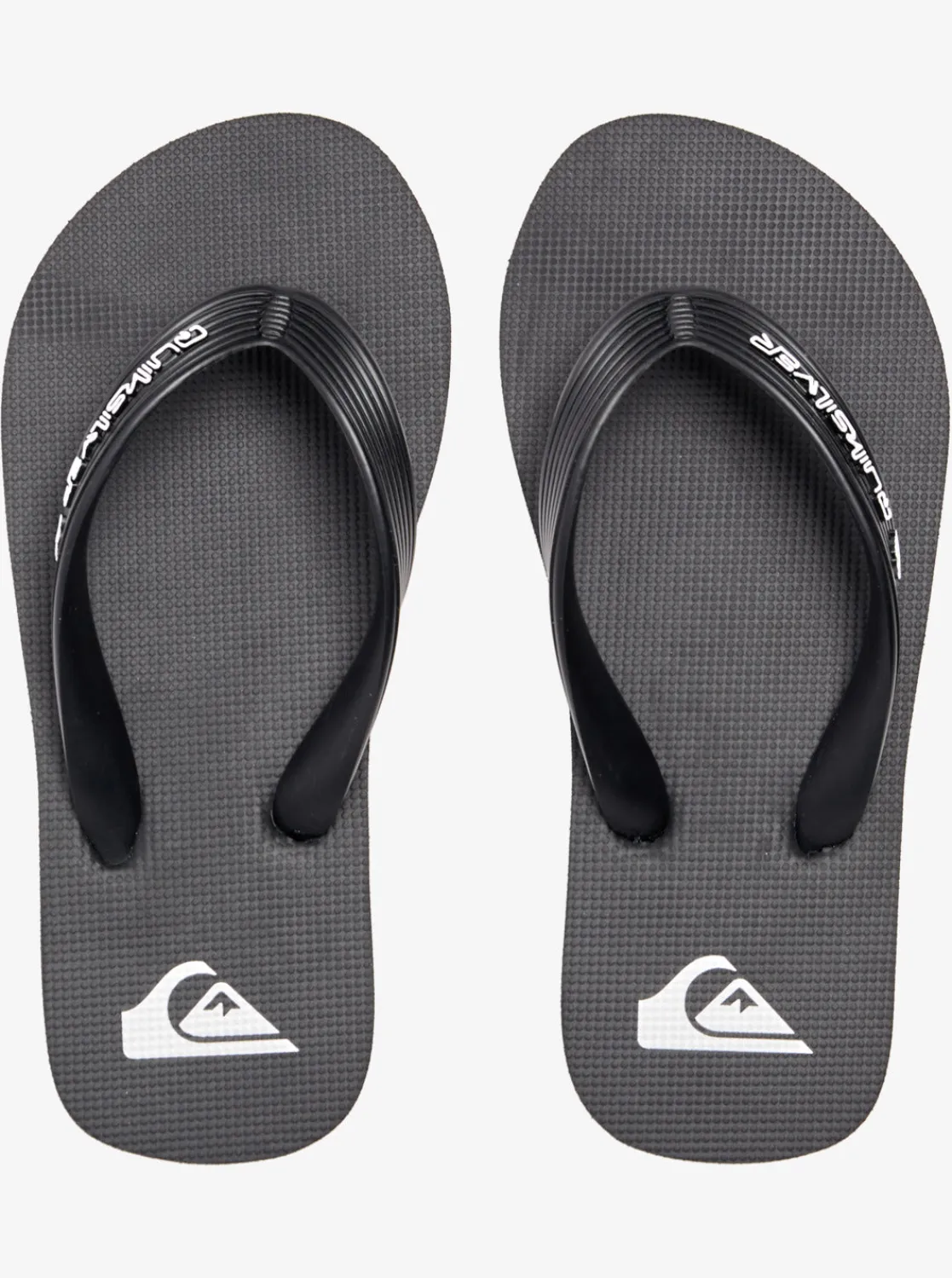 Quiksilver Sandals>Boys 8-16 Molokai Core Flip-Flops - BLACK1
